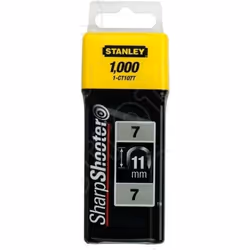 Agrafes Stanley; 11 mm, 1000 pcs .; type 7 galvanisé