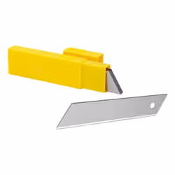 Stanley LAMES DE CUTTER 25mm, 10 pièce(s), 25 mm, 0,7 mm, 140 mm, Métallique, Blister