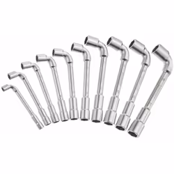 Description générale Clé à pipe débouchée de la marque Stanley, ce jeu de 10 pièces est conçu en acier chrome vanadium de qua ...