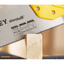 Scie manuelle Stanley SharpCut; 380 mm; pour le bois - Vue supplémentaire 6