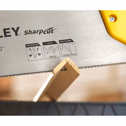 Scie manuelle Stanley SharpCut; 500 mm; pour le bois - Vue supplémentaire 4