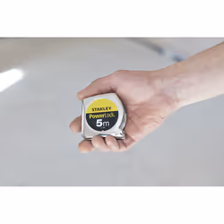 Stanley Powerlock mètre à ruban 5 m Acier au carbone Noir, Acier inoxydable, Jaune - Vue supplémentaire 10