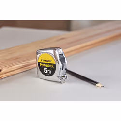 Stanley Powerlock mètre à ruban 5 m Acier au carbone Noir, Acier inoxydable, Jaune - Vue supplémentaire 11