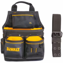 Poche à outils avec ceinture 13 poches pour les outils, les accessoires ou les clous ceinture avec boucle en métal conçue ave ...