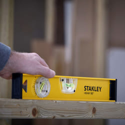 Stanley NIVEAU PROFILE I-BEAM 180 ALU AVEC FIOLE DE DÉCLIVITÉ