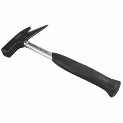 Stanley MARTEAU ARRACHE-CLOUS DE CHARPENTIER MANCHE TUBULAIRE ACIER STEELMASTER 600G, Marteau arrache-clous, Noir, 325 mm, 60 ...