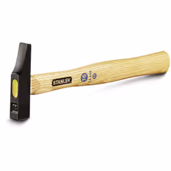 Stanley MARTEAU DE MENUISIER MANCHE BOIS, Marteau à maçonnerie, Noir, 100 g