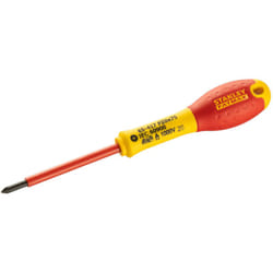 Stanley - Tournevis pozidriv PZ0 x 75mm isolé 1000V Fatmax