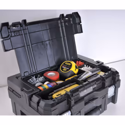 Stanley FMST171966 boite à outils Boîte à outils rigide Métal, Plastique Noir