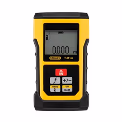 Stanley TLM165, LCD, m, Noir, Jaune, IP54, Alcaline, AAA