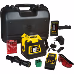Niveau Laser rotatif double pente numérique Fatmax 600m + cellule Stanley FATMAX 1-77-439