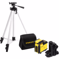 Le kit Stanley STHT77640-1 composé d'un niveau laser Cross 360° cod. STHT77504-1 + trépied cod. 1-77-201 + sac de transport.  ...