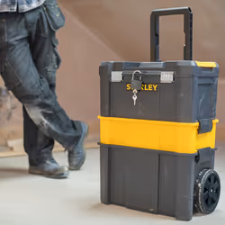 Stanley Essential Boîte à outils rigide Plastique Gris, Jaune - Vue supplémentaire 10