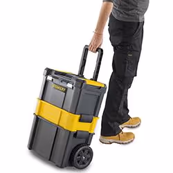 Stanley Essential Boîte à outils rigide Plastique Gris, Jaune - Vue supplémentaire 12