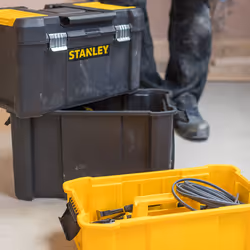 Stanley Essential Boîte à outils rigide Plastique Gris, Jaune - Vue supplémentaire 13