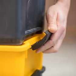 Stanley Essential Boîte à outils rigide Plastique Gris, Jaune - Vue supplémentaire 4