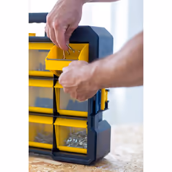 Stanley FMST81077-1 boite à outils Boîte pour petites pièces Plastique, Polycarbonate (PC) Noir, Jaune - Vue supplémentaire 10
