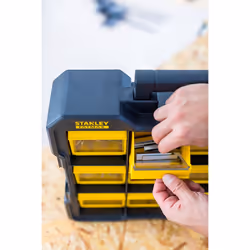 Stanley FMST81077-1 boite à outils Boîte pour petites pièces Plastique, Polycarbonate (PC) Noir, Jaune - Vue supplémentaire 11