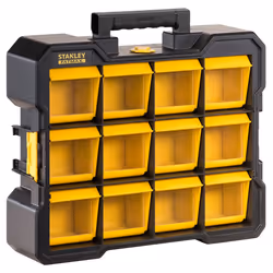 Stanley FMST81077-1 boite à outils Boîte pour petites pièces Plastique, Polycarbonate (PC) Noir, Jaune