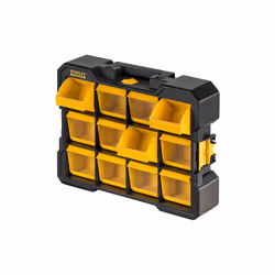 Stanley FMST81077-1 boite à outils Boîte pour petites pièces Plastique, Polycarbonate (PC) Noir, Jaune - Vue supplémentaire 4