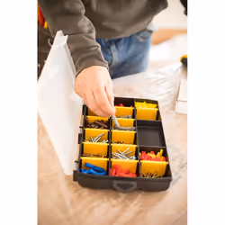 Stanley STST81680-1 Boîte de rangement Compartiment de rangement Rectangulaire Polypropylène (PP) Noir, Jaune
