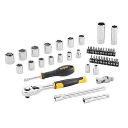 STANLEY Coffret de douilles 3/8" - Jeu de 45 pièces