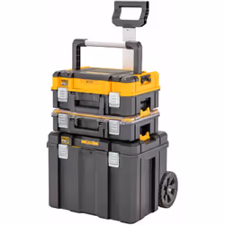 Description générale Le Kit 3 TSTAK IP54 de DEWALT, référence DWST83411-1, est la solution de rangement idéale pour les profe ...