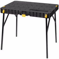 Description générale L'établi pliable portable Essential de STANLEY est un choix résistant et pratique pour tous les bricoleu ...