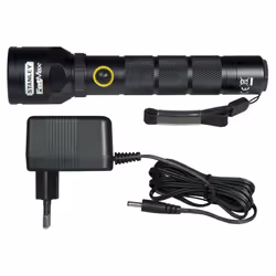 Stanley LAMPE TORCHE ALUMINIUM RECHARGEABLE -130 LUMENS - FATMAX, Lampe torche, Noir, Aluminium, Boutons, Rotatif, LED, 130 l ...