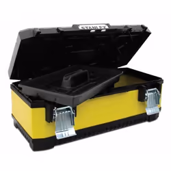 Stanley 1-95-612 boite à outils Boîte à outils Métal, Plastique Noir, Jaune
