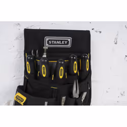 Stanley PORTE-OUTILS SIMPLE, Noir, Tissu, 235 mm, 75 mm, 332 mm