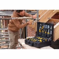 Stanley STMT98109-1 Caisse à Outils Mécanicien 142 Pièces Noir Jaune Aluminium - Vue supplémentaire 5