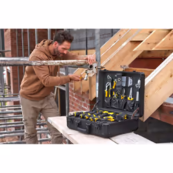Stanley STMT98109-1 Caisse à Outils Mécanicien 142 Pièces Noir Jaune Aluminium - Vue supplémentaire 6