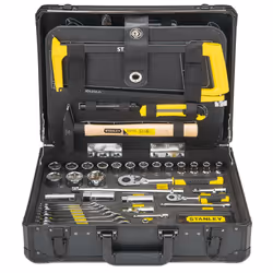 Stanley STMT98109-1 Caisse à Outils Mécanicien 142 Pièces Noir Jaune Aluminium - Vue supplémentaire 9