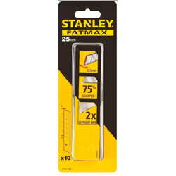 Lame qui peut être coupée à un plus petit blader Stanley; 25 mm; 10 unités