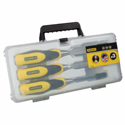 Stanley DynaGrip Ciseau à Bois 3Pcs.