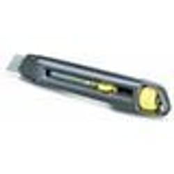 Cutter - STANLEY - Interlock® 18mm - Corps métallique résistant - Système de blocage Interlock