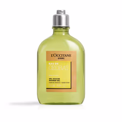 L'Occitane Eau de Cédrat, Gel douche, 250 ml, Adultes, Hommes, Corps et cheveux, Peau normale