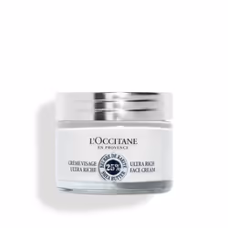L'Occitane Shea Butter Ultra Rich, Unisexe, 50 ml, Crème, Peau très sèche, 72 h, Pot