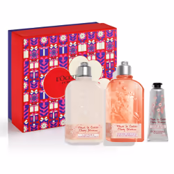 L'Occitane Cofanetto Fiori Di Ciliegio, Femmes, Tous types de peau, 250 ml, 30 ml, 250 ml, 3 pièce(s)