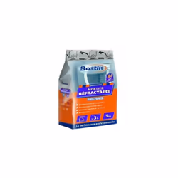 Mortier réfractaire Sac de 5 kg BOSTIK référence 226308.Type de produit: Mortier réfractaire.Description: Sac de 5kg. Montage ...