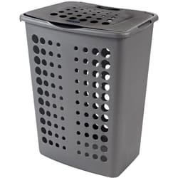 Curver Victor 60l panier à linge Rectangulaire Plastique Gris, Argent