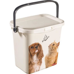 Boite carrée à couvercle - CURVER - Multiboxx - 6L - Blanc - Pour chien et chat