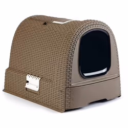 CURVER Maison de toilettes pour chat moka