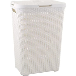 Curver Style 3253920707000 panier à linge 60 L Carré Rotin Blanc
