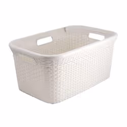 Curver Style 144876, 45 L, Rectangulaire, Rotin, Blanc, CE, 592 mm
