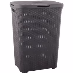 Curver Style 2045061 Plástico Cesta de lavadero Antracita 40L