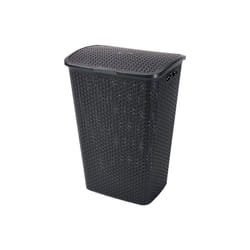 Curver - 216581 - Panier à linge Mystile -, 43x33x60 cm, Chocolat