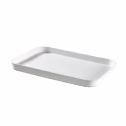 Curver 221935, Plateau de service classique, Rectangle, Blanc, 430 mm, 308 mm, 35 mm