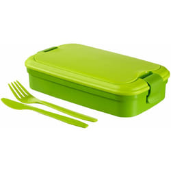 Curver - 224315 bento avec couverts plastique vert 23 x 13 x 7 cm 00768-C52-00